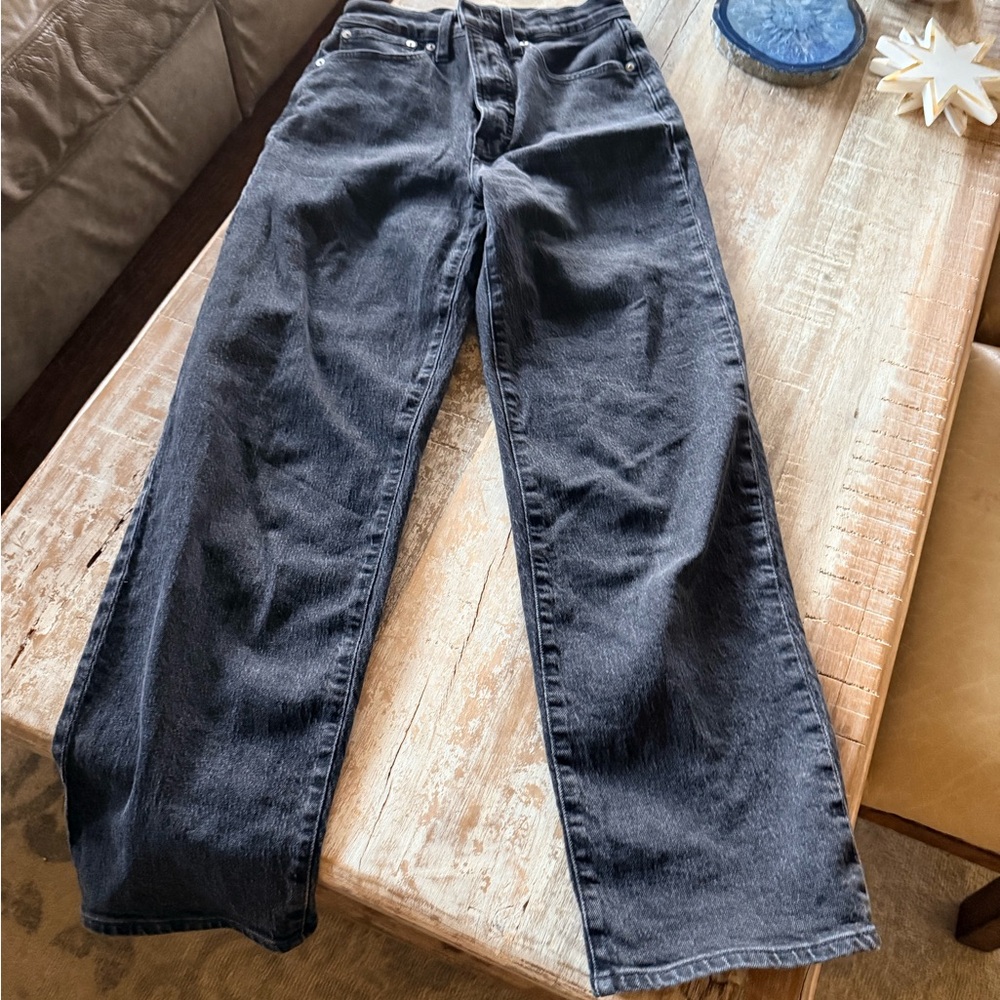 Madewell Women's Relaxed Black Jeans